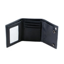 Men's Skull Cross Chain 3 Fold Men's Wallet, Creative Wallet, Christmas And Halloween Gift For Men