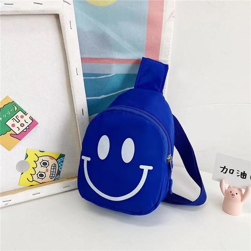 Children small chest bag fashionable and stylish messenger bag boy girl trendy bag cute mini baby shoulder backpack