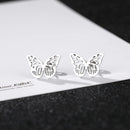 Stainless Steel Earrings 2022 Trend Mini Delicate Delicate Butterfly Charms Fashion Stud Earrings For Women Jewelry Party Gifts