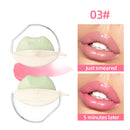 QIBEST Lip-Shaped Lipstick Moisturizing Long Lasting Color Changing Lipstick Makeup Peach Lazy Lipstick Lip Stain Tint Cosmetics