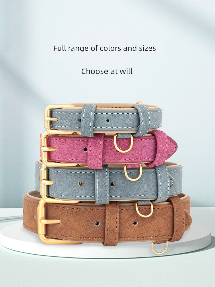 Medium-Sized Dog Jarre Aero Bull Corgi Double Layer Anti-Strangulation Dog Collar