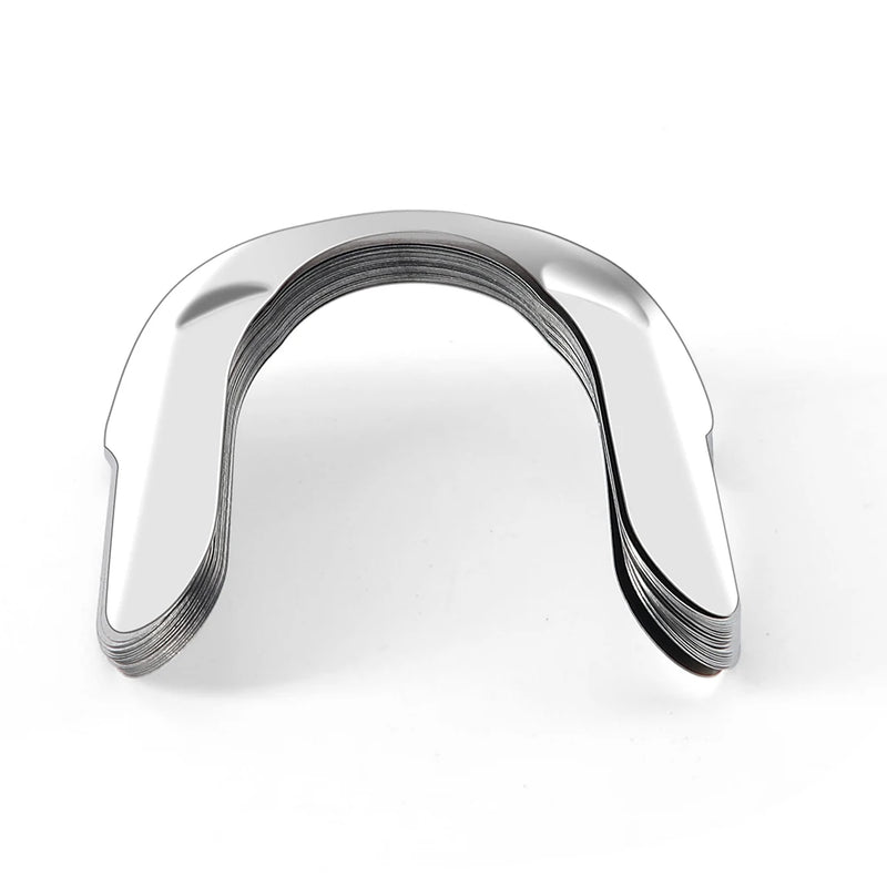 30Pcs/Box Dental Matrix Contoured Anterior Metal Matrix Bands Sectional Matrix System Matrices Dentistry Materials