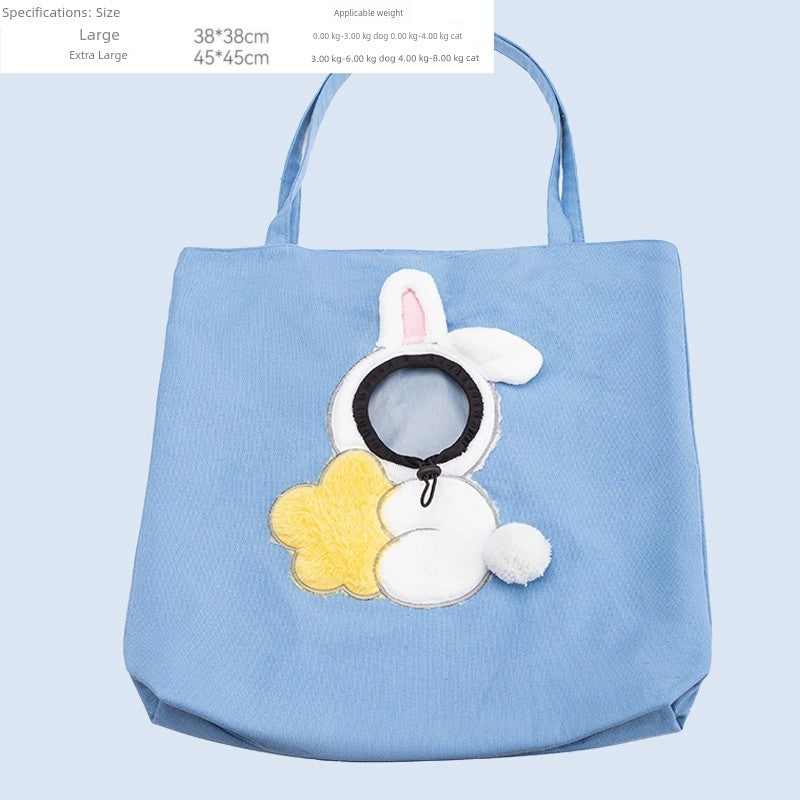 Cat Bag Single-Shoulder Bag Cat Bag Pet Travel Portable Bag Small Size Dogs Crossbody Bag Dog Bag Cat Diaper Bag