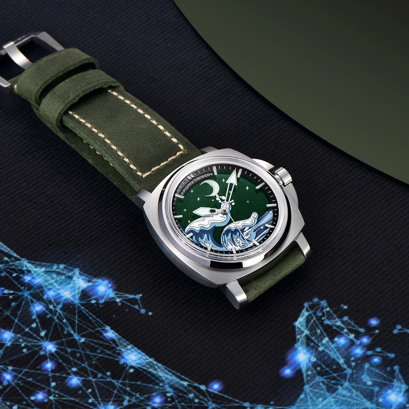 New PAGANI DESIGN 43MM Men Mechanical Watches Luxury Sapphire Glass Automatic Watch 100M Waterproof Super Luminous Watch for Men