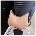 Womens Simple Fashion Handbags Retro Solid Color PU Leather Shoulder Underarm Bag Casual Hobos Handbags Trend Crossbody Bags