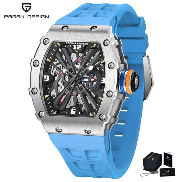 2023 PAGANI DESIGN New 42MM Men's Quartz Watch Luxury Sapphire Glass 5ATM Waterproof Stainless Steel Watch for Men reloj hombre