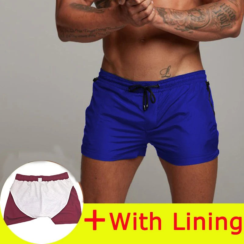 2024 Men  Casual Shorts New Gyms Fitness Bodybuilding Shorts Mens Summer Casual Cool Short Pants Male Jogger Workout Beach