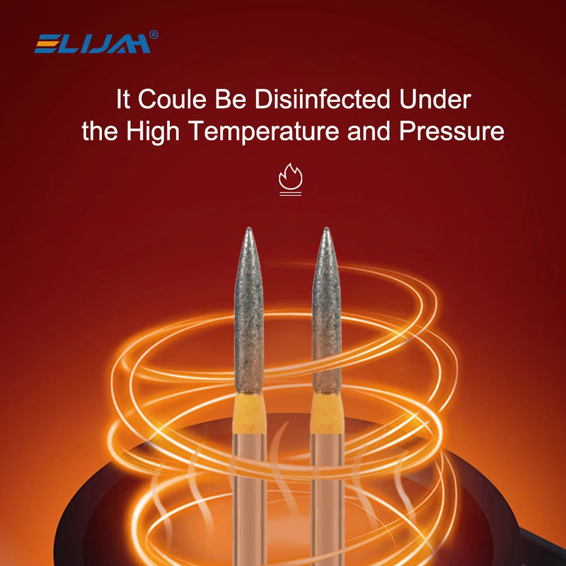 5Pcs/Bag Dental Diamond Burs Drill FG 1.6mm Bur For High Speed Handpiece Denspay Dental Bur Polishing Whitening Lab Material