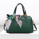 Women fashion new leather Messenger Handbag top layer cowhide 9053