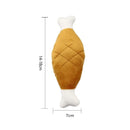 Dog Squeaky Toy, Dog Chicken Legs Bone Pet Funny Squeaky Toy Dog Plush Toy for Small Medium Large Dogs and Cats