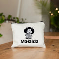 Mafalda Cute Anime Cosmetic Makeup Bag Pencil Organizer Zipper Kawaii Make Up Pouch Purse Travel Toiletry Bags Gift