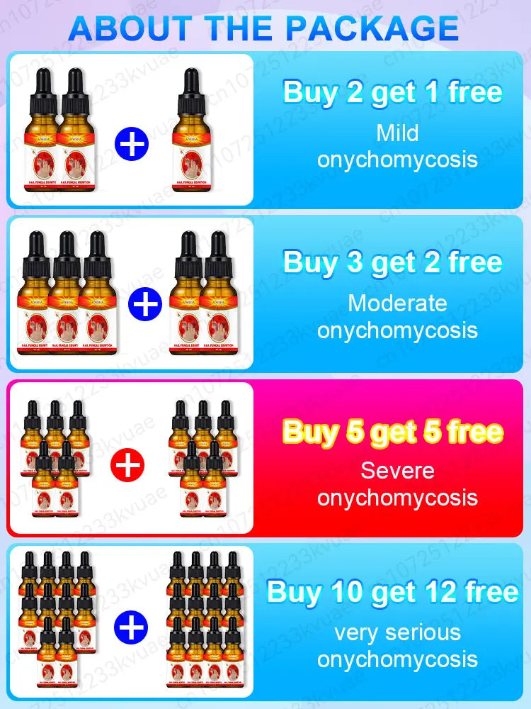 7 أيام من إصلاح الزيت الأساسي للونجل، منتجات من الجلد لعلاج فطريات الأظافر