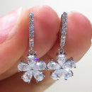 2024 New Bride Engagement Wedding Jewelry Elegant Shiny Mosan Diamond Beautiful Gift Milan Girl Fashion Pendant Earrings