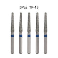 5Pcs/Bag Dental Diamond Burs Drill FG 1.6mm Bur For High Speed Handpiece Denspay Dental Bur Polishing Whitening Lab Material