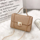 Ladies hand bags Women's bag Chain crossbody bag Simple and fashionable portable small square bag mini bag  tote bag
