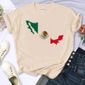 Mexico t shirt women graphic top girl manga y2k clothing