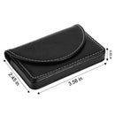 PU Leather Business Card Holder Professional Credit Card Case With Magnetic Shut RFID Large Capacity Wallet For Men Office