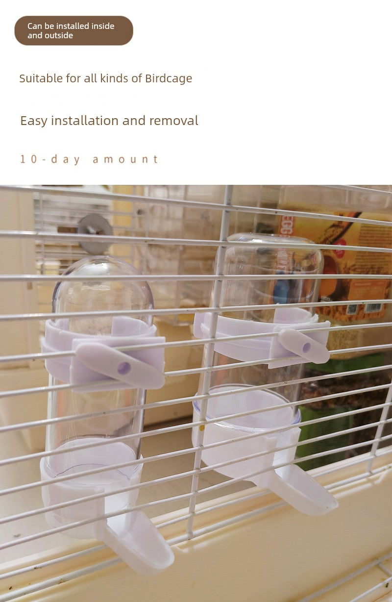 Automatic Parrot Bird Cage Accessories Water Fountain