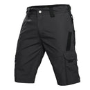 Mens Cargo Shorts Summer Tactical Cropped Trousers Outdoor Waterproof Multi-pocket Bermudas Pants Camo Ripstop Hiking