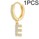 A-Z Letters Initial pendant earrings Hoop Earrings men Golden Color Jewelry Earring Aretes Alphabet name earrings women 1pcs