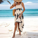 Summer Holiday Dress Women Casual Sleeveless A-Line Party Long Dress Boho Casual Sleeveless Party Dress 2024