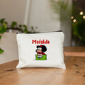 Mafalda Cute Anime Cosmetic Makeup Bag Pencil Organizer Zipper Kawaii Make Up Pouch Purse Travel Toiletry Bags Gift