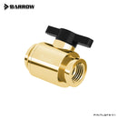 BARROW Water Valve Switch Aluminium Handle Double G1/4' Inner Female to Female Switch F to F Interface Metal V TLQFS-V1