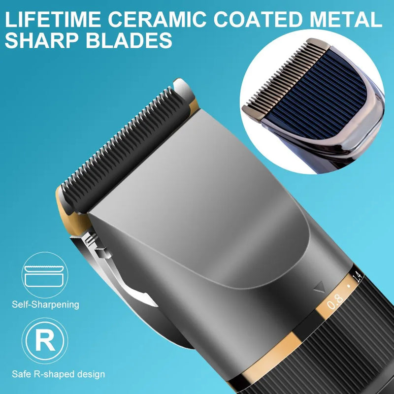 Xiaomi Professional Hair Clipper Electric Trimmer For Men Beard Kids Barber Cutting Machine Haircut LED Screen Waterproof