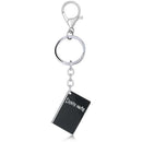 Anime Death Note Keychain Double L Black Notebook Pendant Keyring Cospaly Key Props for Women Men Jewelry Gifts Accessories