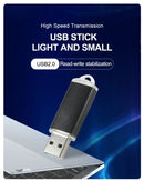 50Pcs/lot USB 2.0 Flash Drive 128MB 1GB2GB 4GB 8GB Pen Drive 16GB Pendrive 32GB USB Stick 64GB Memory Flash Disk Free Laser Logo