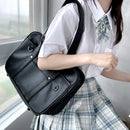 Japanese two-dimensional student JK uniform bag girl PU schoolbag COS wear-resistant waterproof one-shoulder Messenger handbag