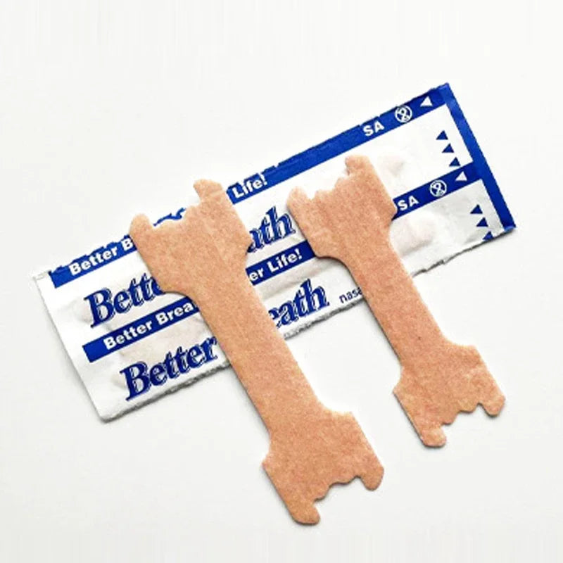 50 قطعة من رقعة الأنف للتهوية، طريقة صحيحة لإيقاف الشخير، شريط أنفي مضاد للشخير، مساعد تنفس أفضل، شرائط نوم جيدة