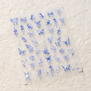 1 pc 5D Embroidery Bee Nail Art Sticker Embossed Butterfly Insect Nail Sticker High Quality Nail Art Design Decoration Sticker