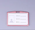 Women Men Bank Credit Card ID Holder Aluminium Alloy Business Card Case Work Card Badge Lanyard Holder Protector Cover