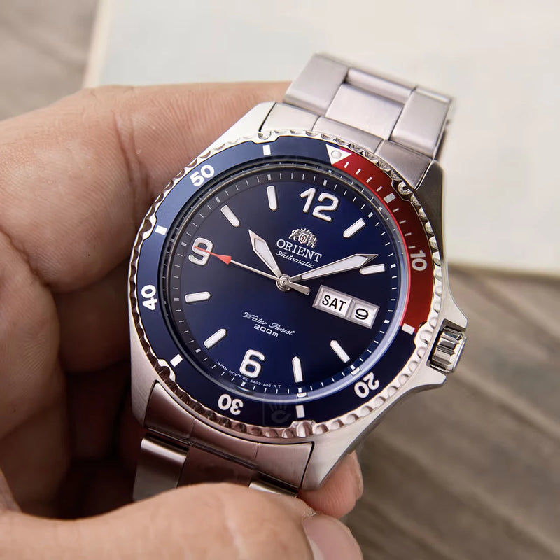 Orient Original Japanese watch Automatic Mechanical Watches 200m Waterproof Men's Watch Luminous FAA02003B9