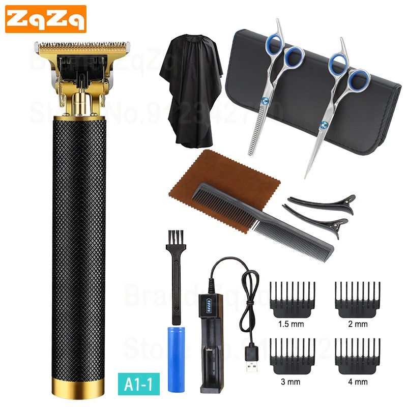 ZqZq Hair Trimmer Clipper Rechargeable Hair Clipper,Men Trimmer Electric Shaver Barber Machine Rechargeable Cutter Barbershop