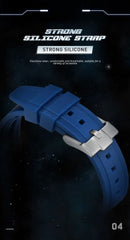 Tourbillon Earth Men's Watch Luminous 3D Mechanical Automatic Genuine Leather Waterproof High End Luxury relogios masculino