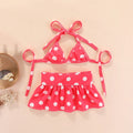 INS Fashion Dress Set for Dogs Summer Pet Cat Clothes Sexy Girls Pet Bikini Swimsuit for Small Dog Yorkshire Terrier Puppy Skirt
