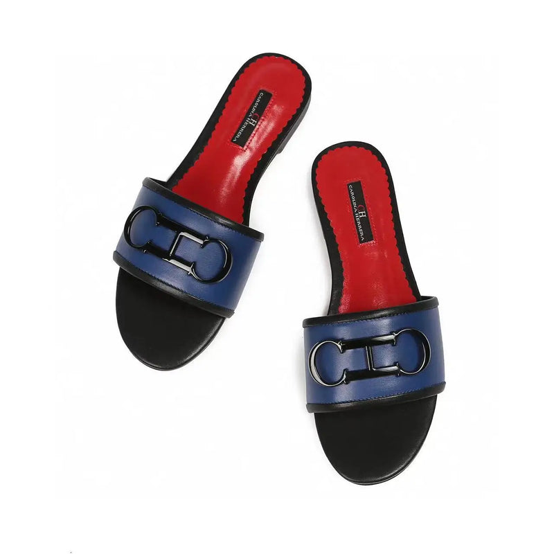 نعال نسائية CH بتصميم بسيط بلون واحد، مناسبة للارتداء الخارجي على الشاطئ أو المكتب أو الإطلالة اليومية، نعال نسائية بألوان واحدة