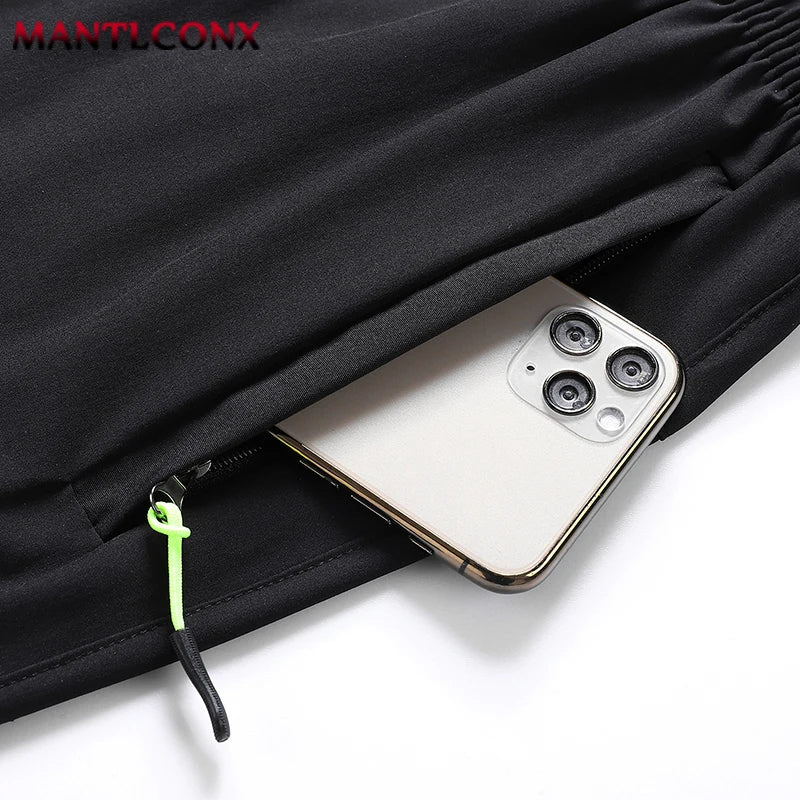 Summer New Fashion Men's Shorts Casual Quick Dry Running Jogging Sports Shorts Men Breathable Short Pants for Men Bottom Black