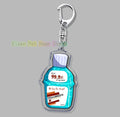 Hot Horror Game Chibis Keychains for Accessories Bag Cute Jimmy Curly Anya Sallyface Keyrings Jewelry Friends Gamer Gaming Gifts