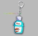 Hot Horror Game Chibis Keychains for Accessories Bag Cute Jimmy Curly Anya Sallyface Keyrings Jewelry Friends Gamer Gaming Gifts