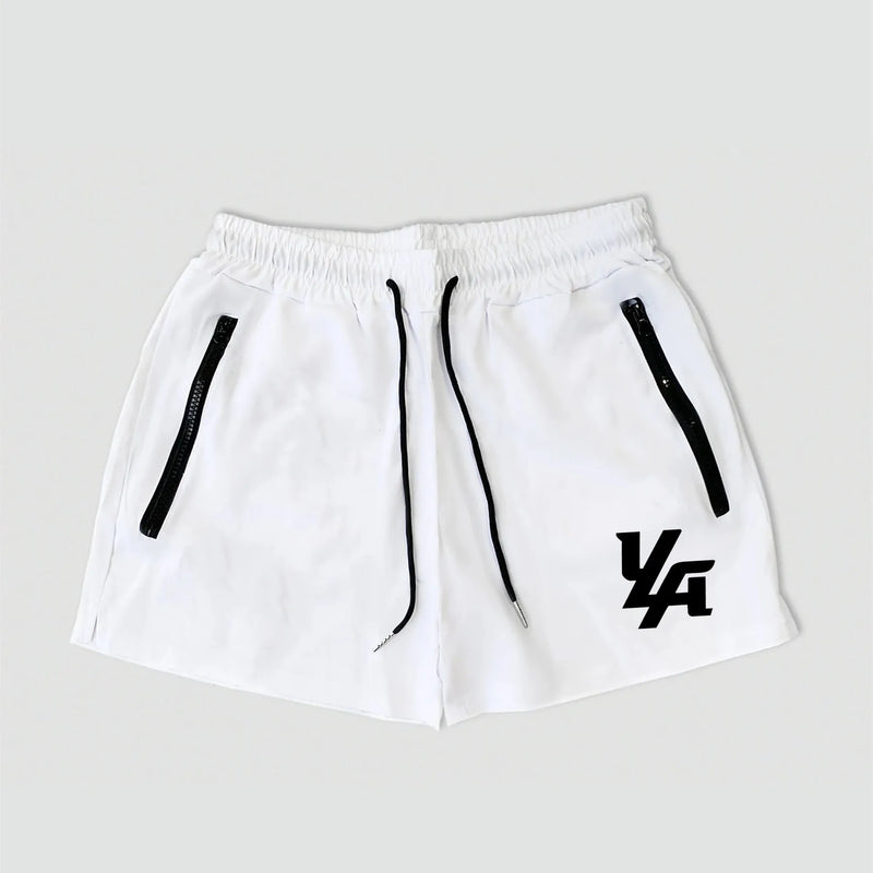 Sports  Quick Drying Stretch Breathable Shorts Summer Outdoor Fitness Mid-waist Male Adult No Lining Three Minute Shorts