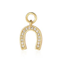 Fashion Cat Horseshoe Copper CZ Cycling Charm Wholesale Bear Butterfly Racket Pendant For Bracelet Necklace Making