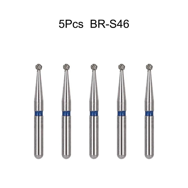5Pcs/Bag Dental Diamond Burs Drill FG 1.6mm Bur For High Speed Handpiece Denspay Dental Bur Polishing Whitening Lab Material