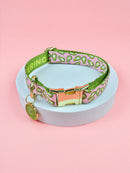 1 Pcs Valentine's Day and New Year Gifts Cute Pet Collar With Pendant Double-Sided Printed Pet Dog And Cat Pet Adjustable Collar