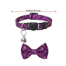 Dog Collar With Bowtie Halloween Removeable Bow Tie With Ringing Bell Dogs Cats Costumes Accessories For Traveling Photography