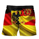 3D Print Germany National Emblem Flag Beach Shorts For Men Casual Seaside Swim Trunks Beachwear Kids Quick Dry Swim Shorts Homme