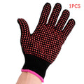 Double-sided Hair Straightener Perm Curling Hairdressing Heat Resistant Finger Glove Hair Salon Tools Thermal Styling Gloves