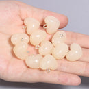 10pcs/lot Mixed Cute Resin Heart charms pendants for bracelets necklace earrings jewelry making diy Keychain parts 17.5x18mm